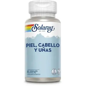 Comparateur de prix : Solaray PEAU, Cheveux Et Ongles 60 gélules végétales