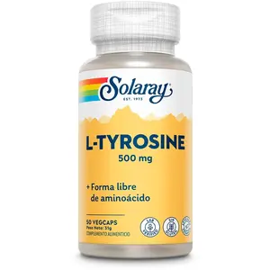 Comparateur de prix : Solaray L-tyrosine 500 Mg 50 Unités One Size