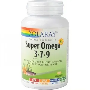 Comparateur de prix : Solaray Solaray Super Omega 3-7-9 120 Perlas
