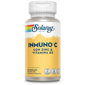 Comparateur de prix : Solaray Casquettes Immuno C Multivitamins And Minerals 30 Unités One Size