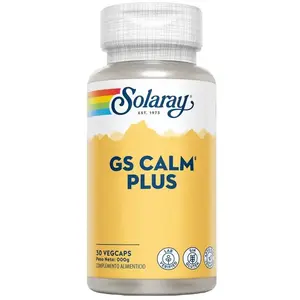 Solaray Capsules Gs Calm Plus 30 Unités One SizeVendu parbikeinn