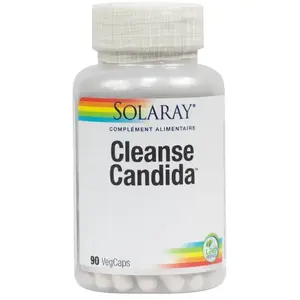 Comparateur de prix : Solaray Cleanse Candida 90 capsules végétales