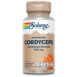 Comparateur de prix : Solaray Cordyceps Extract 500 Mg 60 Capsules