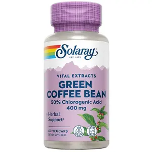 Comparateur de prix : Solaray Casquettes Green Bean Weight Control 400mg Café 60 Unités One Size
