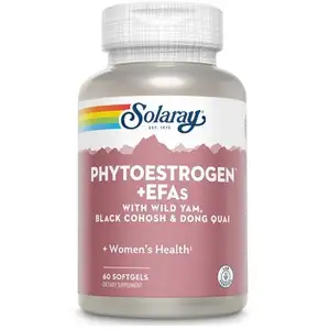 Comparateur de prix : Solaray Phytoestrogène Plus Efa Femme 60 Unités One Size