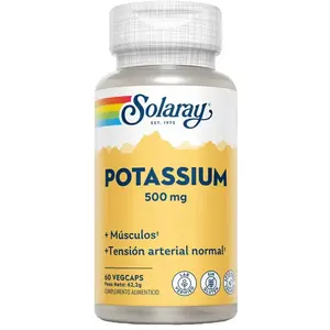 Solaray Potassium High Dose 500mg 60 Unités One SizeVendu parbikeinn