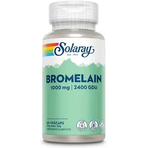 Solaray Capsules Bromelain 60 Unités One SizeVendu parbikeinn