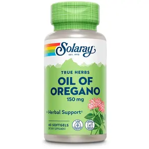 Comparateur de prix : Solaray Huile D´origan 150 Mg 60 Unités One Size