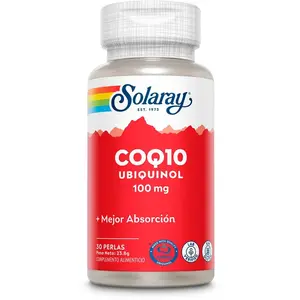 Comparateur de prix : Solaray Huile Ubiquinol Coq-10 100mgr 30 Unités One Size