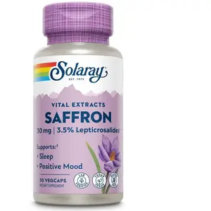 SOLARAY - Safran safran 30 capsules végétales pas cher