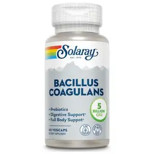 Solaray Casquettes Bacillus Coagulans Enzymes And Digestive Aids 60 Unités One SizeVendu parbikeinn