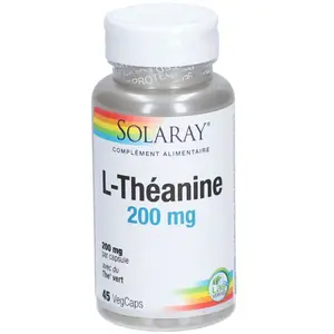 Solaray L Théanine 200mg 45 capsules végétales pas cher