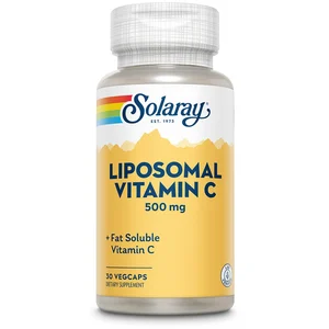 Comparateur de prix : Solaray Casquettes Liposomal Vitamin C 500mg Vitamins 30 Unités One Size