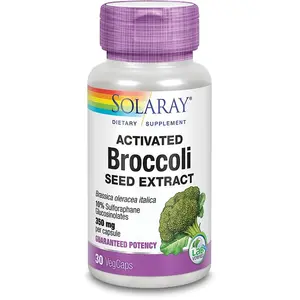 Solaray Extrait De Graines De Brocoli Activé 350 Mg 30 Unités One SizeVendu pardocmorris