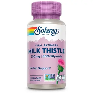 Comparateur de prix : Solaray Milk Thistle Thistle Sea Thistle 30 Caps