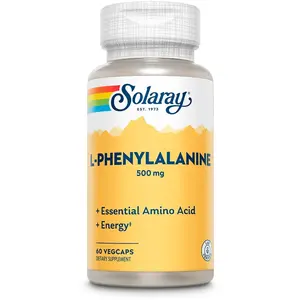 Comparateur de prix : Solaray L-phénylalanine 500 Mg 60 Unités One Size