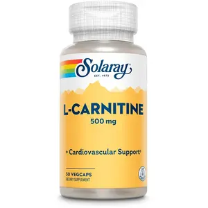 Comparateur de prix : Solaray L-carnitine 500mgr 30 Unités