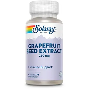 Comparateur de prix : Solaray Extrait De Graines 250 Mg Pamplemousse 60 Unités One Size