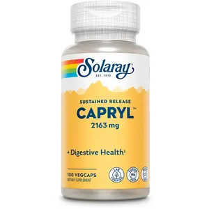 Comparateur de prix : Solaray, Capryl, sans sodium, sans résine, 100 gélules végétales