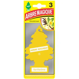 Lot De 3 Désodorisants Voiture Arbre Magique Vanille pas cher
