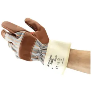 Ansell - Gant ActivArmr® 52-547 Taille 10 brun jersey de coton avec ni...Vendu parcontorion