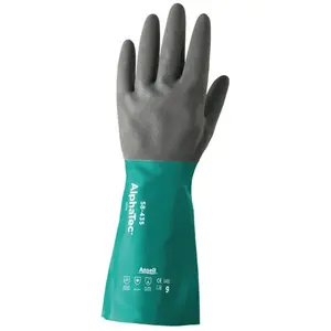Ansell - Gant chimique AlphaTec 58-435 taille 10 vert/gris en 388,EN 3...Vendu parcontorion