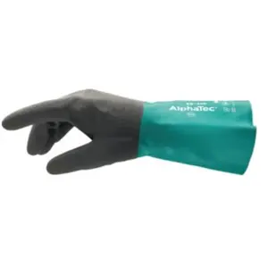 Gant protection chimique AlphaTec 58-430 T. 10 vert bouteille/gris ant...Vendu parcontorion