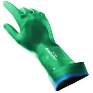 Gants AlphaTec 58-335,Nitril, vert ,Taille 10 (Par 12)Vendu parcontorion