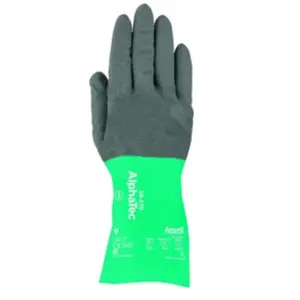Gants AlphaTec 58-270,Taille 10, noir/gris (Par 12)Vendu parcontorion