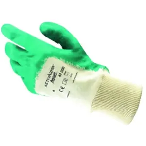 Gant ActivArmr® 47-200 Taille 8 vert coton Interlock avec revêtement n...Vendu parcontorion