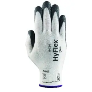 Gants de protection anti-coupures HyFlex® 11-724 taille 9 blanc/gris E...Vendu parcontorion