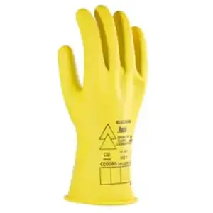 Ansell Paire de gants pourélectriciens E013Y, 500 V c.a., Taille des g...Vendu parcontorion