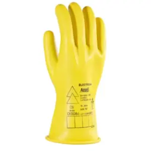 Ansell Paire de gants pourélectriciens E014Y, 1000 V c.a., Taille des ...Vendu parcontorion