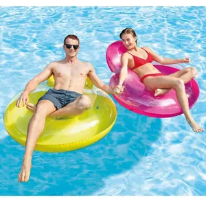Comparateur de prix : Intex FAUTEUIL ROND matelas gonflable pour PISCINE - coloris Or ou Argent