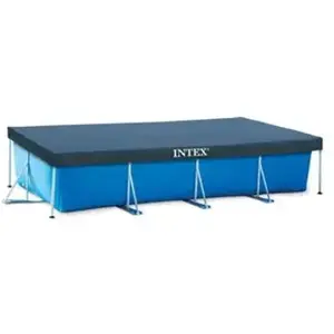 Intex Bâche de protection pour piscine tubulaire rectangulaire 3,00 x 2,00 m - pas cher