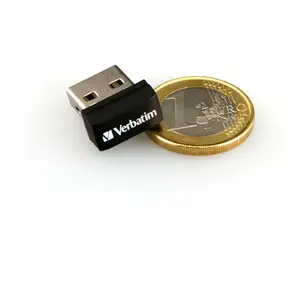Verbatim Verbatim Store 'n' Stay USB Drive - Clé USB - 8 Go - USB 2.0 - noir pas cher