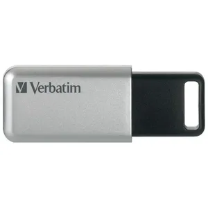 Clé USB Verbatim Secure Pro 64 Go - Gris, Noir - USB 3.2 pas cher