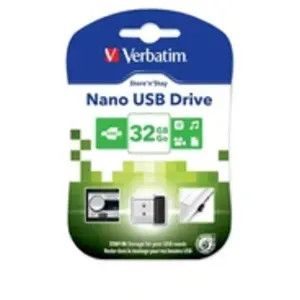 Comparateur de prix : Verbatim Verbatim Store 'n' Stay NANO - Clé USB - 32 Go - USB 2.0