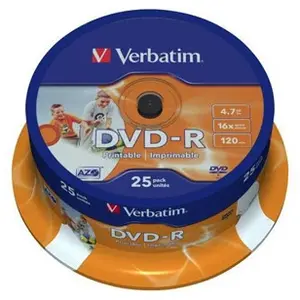 Comparateur de prix : Verbatim (43512) : DVD+R 16x 50-pack : Printable Optical Media