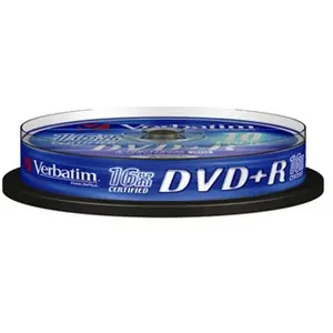 Comparateur de prix : DVD+R Verbatim 4,7 Go 16x Surface Matte Silver 10 pièces