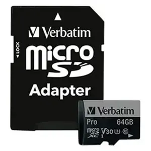 Comparateur de prix : Verbatim Pro 64 Go MicroSDXC UHS Classe 10