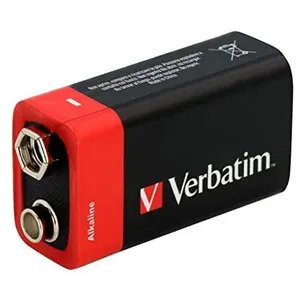 49924 - Piles alcalines (9 v) - Verbatim pas cher