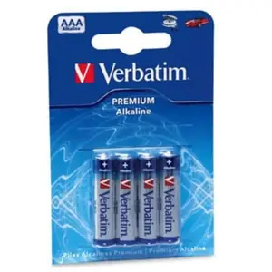 Pack de 4 piles Verbatim Premium LR03 Micro AAA