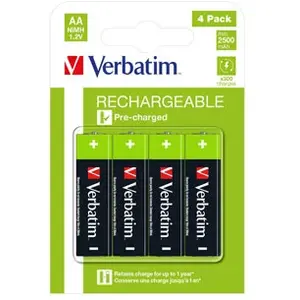 Comparateur de prix : Verbatim Premium - Batterie 4 x AA / HR6 - NiMH - (rechargeables) - 2500 mAh