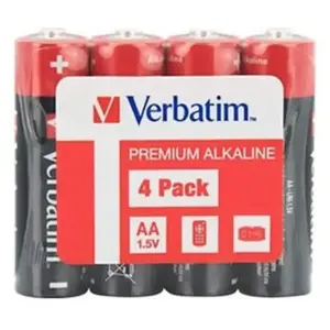 Battery Set LR6 aa 49501 (4) - Battery - Verbatim