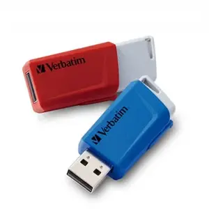 Comparateur de prix : Verbatim V Store N CLICK Clé USB 32 GB rouge bleu 49308 USB 3.1 (Gen 1)