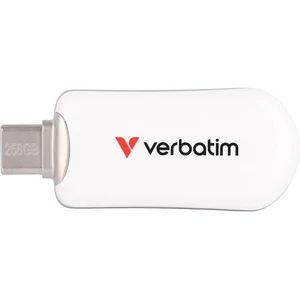 Clé USB-C Verbatim Plectra 256 Go - Blanc - USB 3.2 pas cher