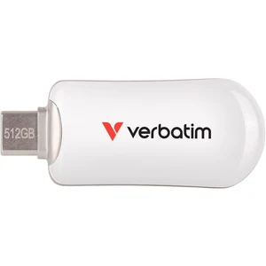 Clé USB-C Verbatim Plectra 512 Go - Blanc - USB 3.2 pas cher