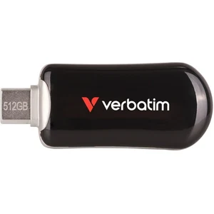 Clé USB-C Verbatim Plectra 512 Go - Noir - USB 3.2 pas cher