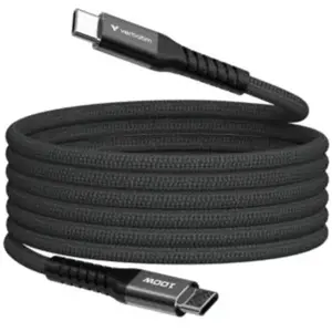 Comparateur de prix : Verbatim câble USB-C Sync & Charge Cable 100W 120cm - Noir